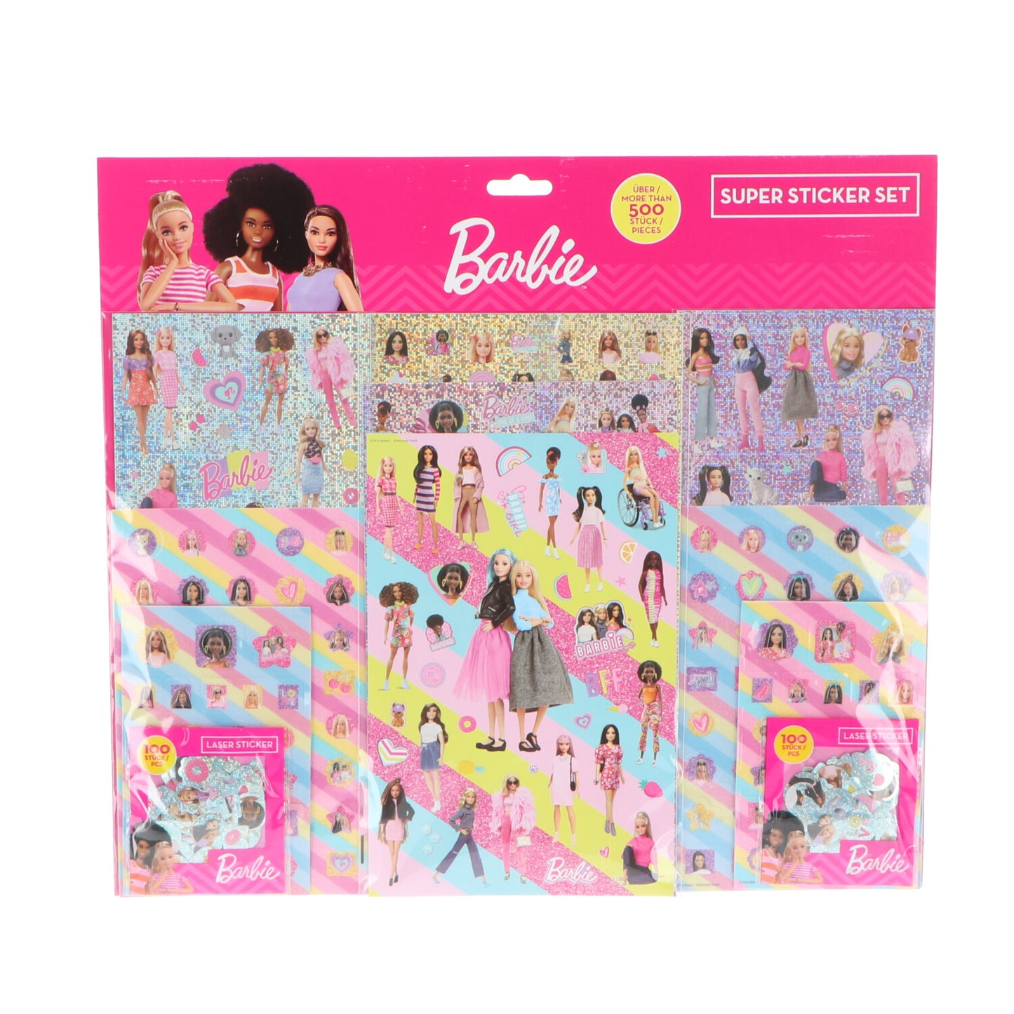 Set autocollants BARBIE 500pcs