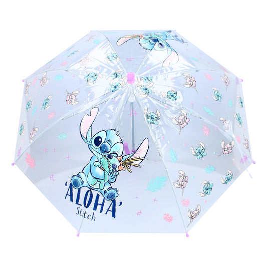 Parapluie transparent Stitch