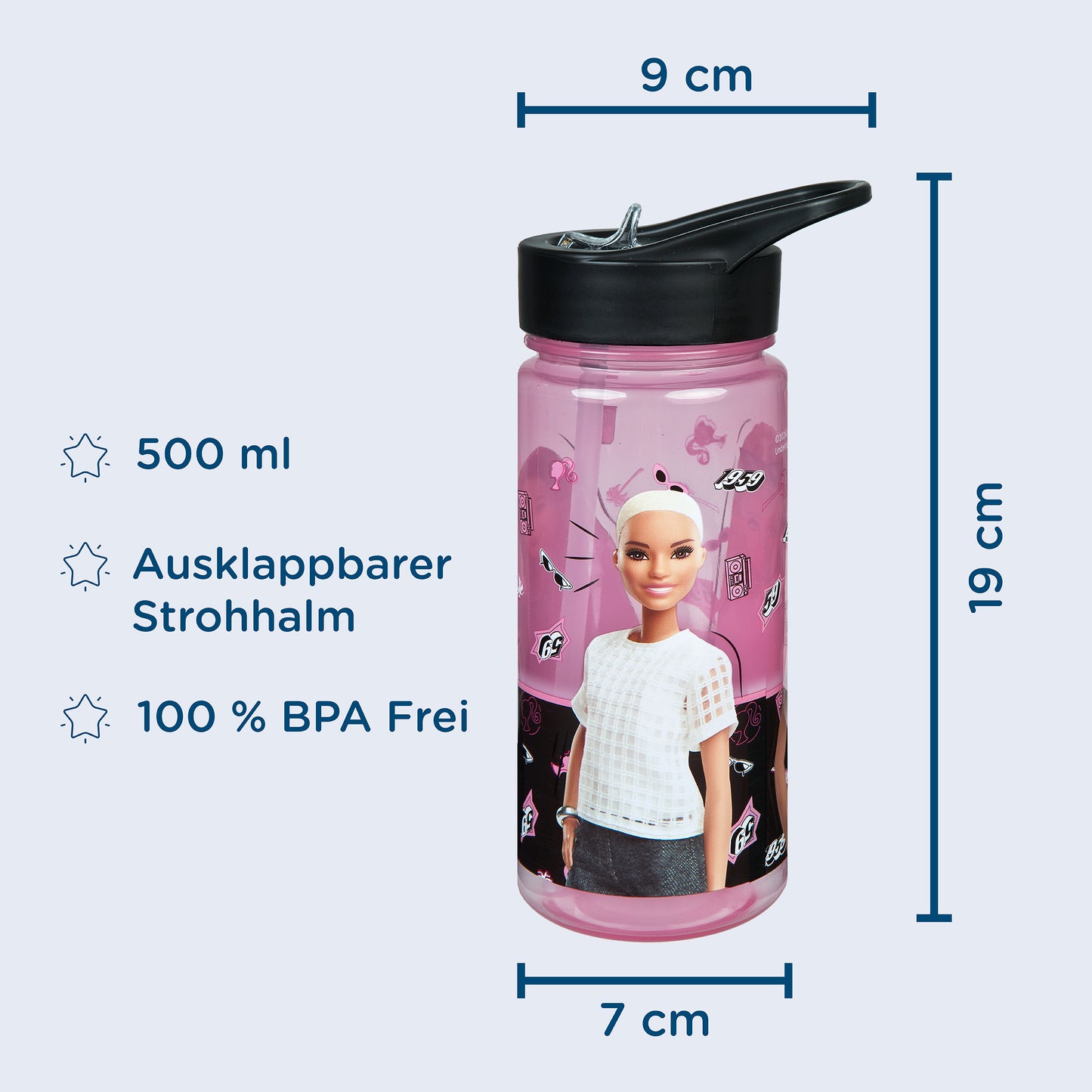 Bouteille d'eau Barbie