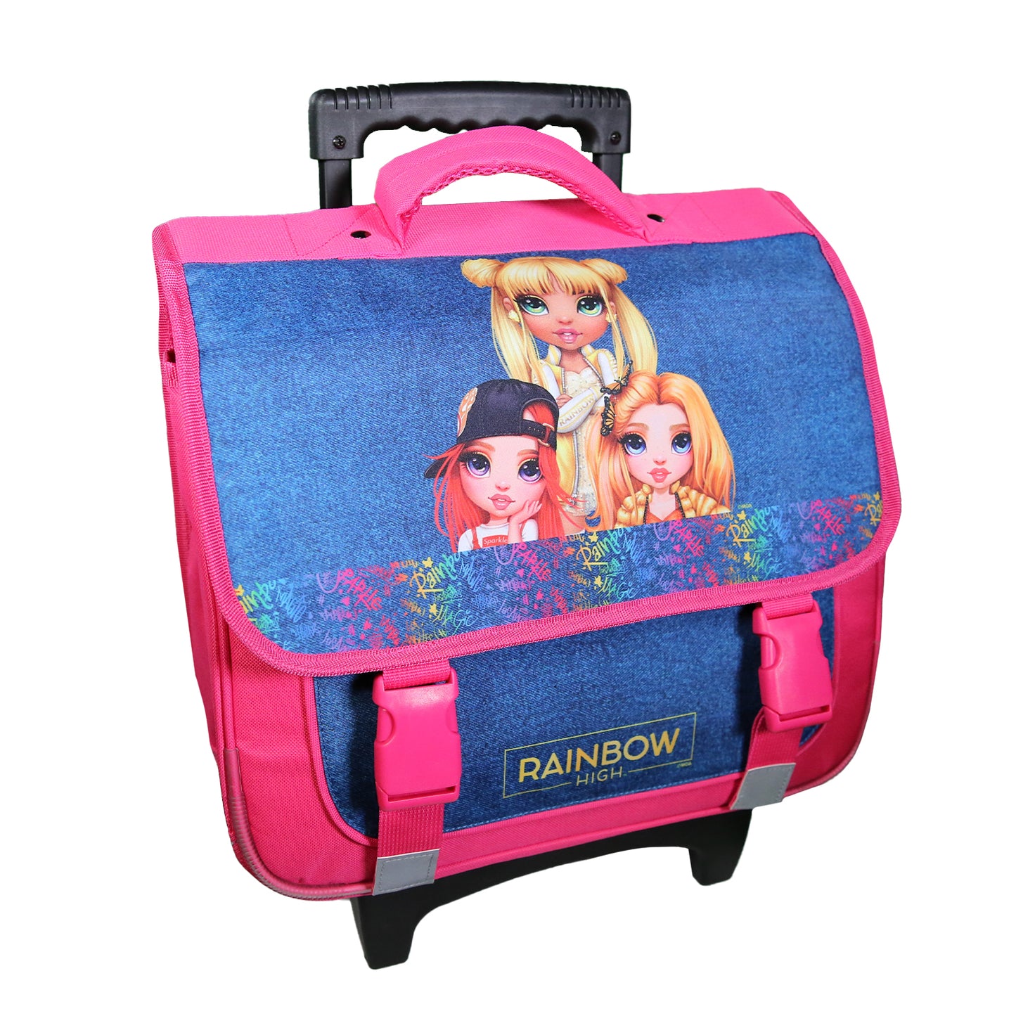 Cartable roulette primaire  RAINBOW HIGH