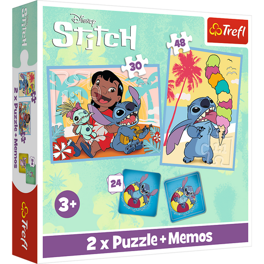 Set 2 Puzzle +mémos stitch