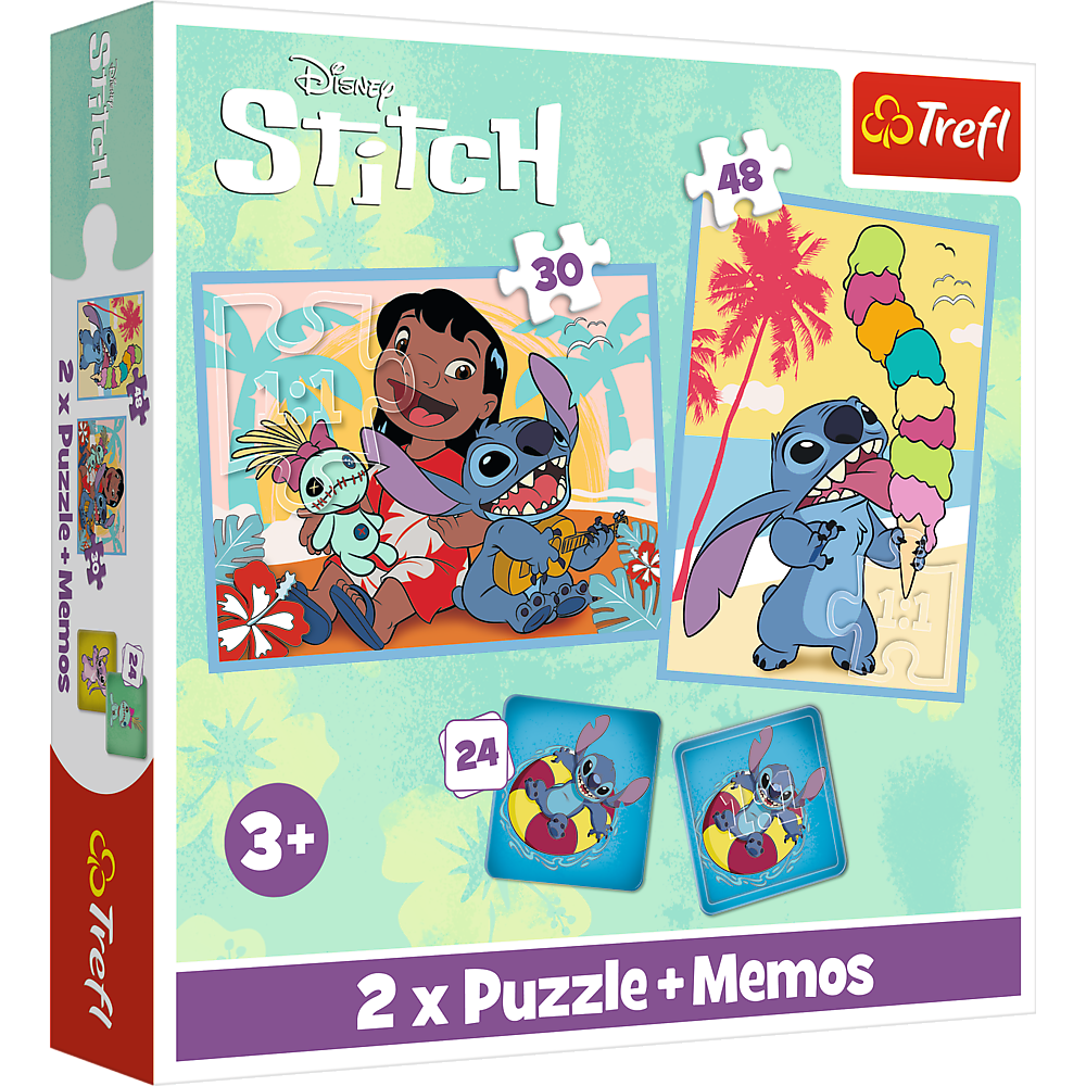 Set 2 Puzzle +mémos stitch