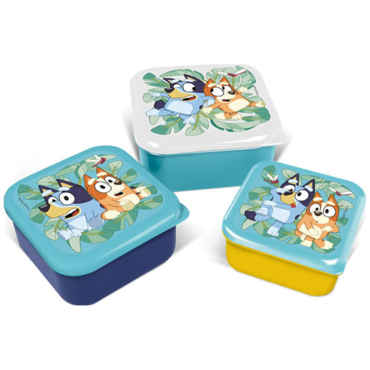 Set de 3 boîtes à goûter Bluey