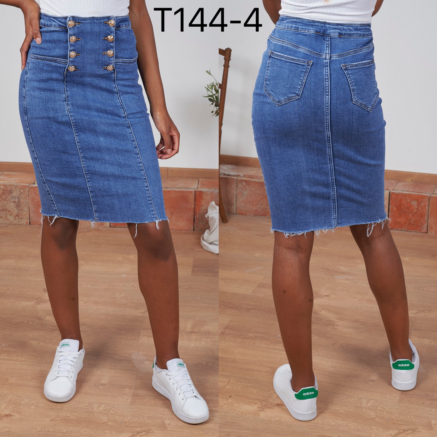 Jupe jeans Marinière 144