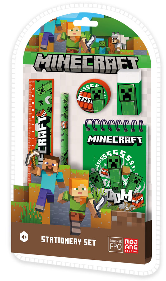 Set de papeterie MINECRAFT