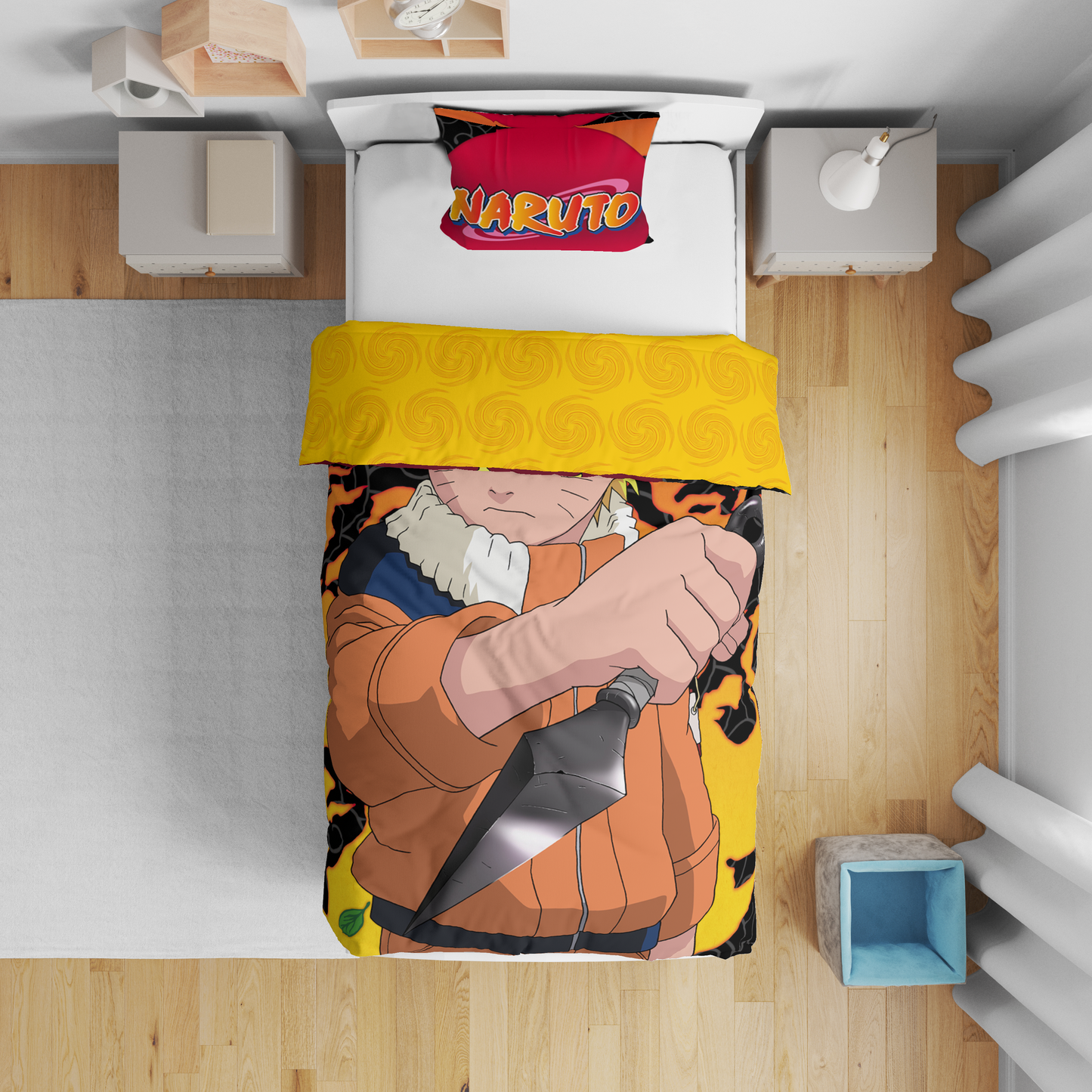 Parure housse de couette NARUTO